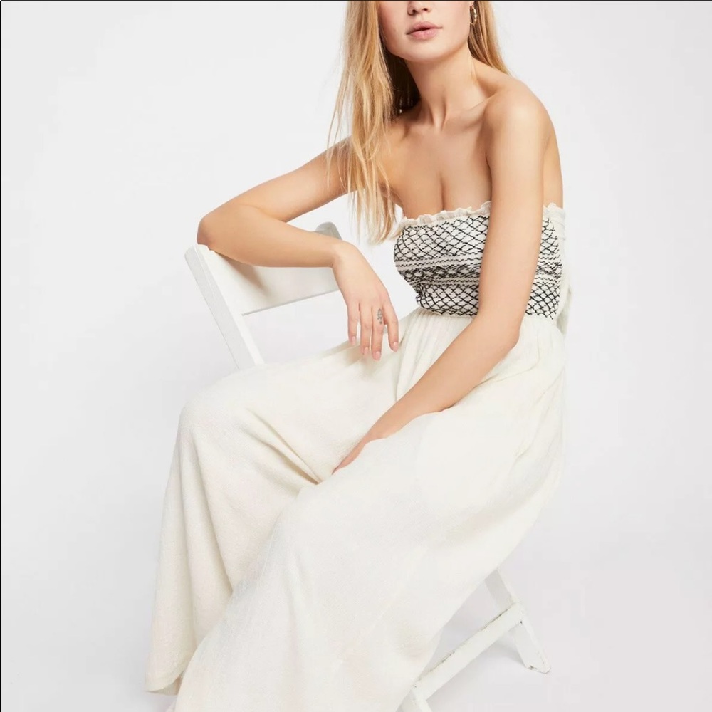 free people carmen convertible jumpsuit size Small